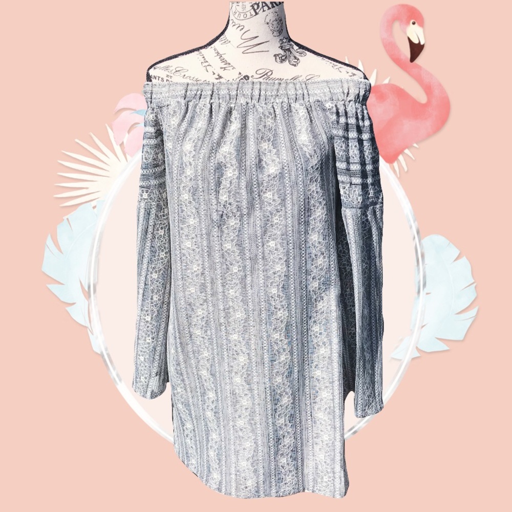 BCBGeneration off the shoulder dress
